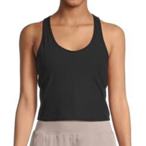 Avia Activewear Women's V-Neck Rib Bra, Black, Large - NWT - Picture 2 of 3